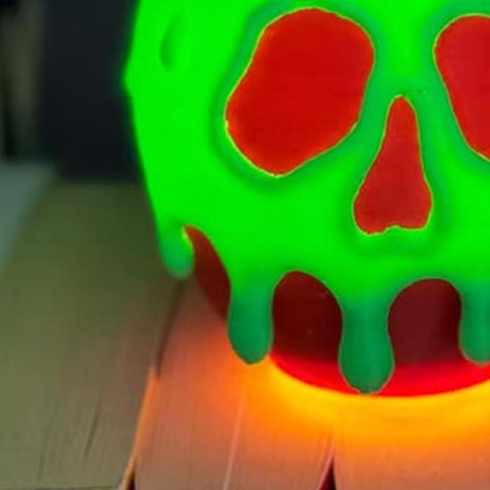 3D-печатная настольная лампа, украшение на Хэллоуин, многоцелевая лампа ручной работы, настольное украшение, декор для домашней вечеринки