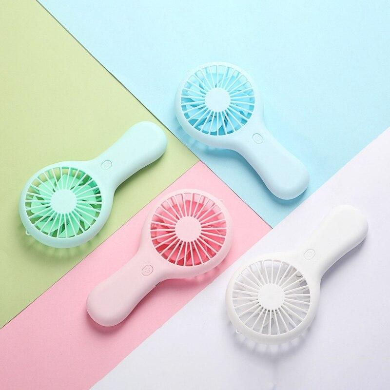 Practical and Durable Big Strong Wind Holding Small Fan Desktop Mini USB Fan Outdoor Portable Two-purpose Rechargeable Small Fan