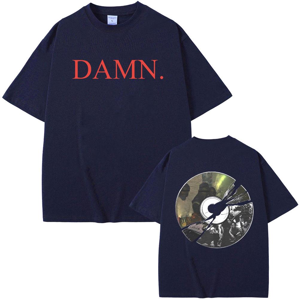 Rapper Kendrick Lamar DAMN To Pimp A Butterfly Mr. Morale & The Big Steppers Album Graphic Print Tshirt Male Hip Hop Casual Tees