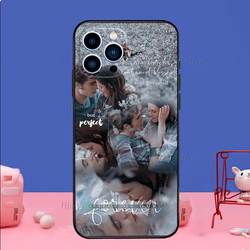 Чехол Сага Сумерки для iPhone 16 15 13 11 14 Pro Max 12 Mini Plus XR X XS Max Силиконовый чехол для телефона