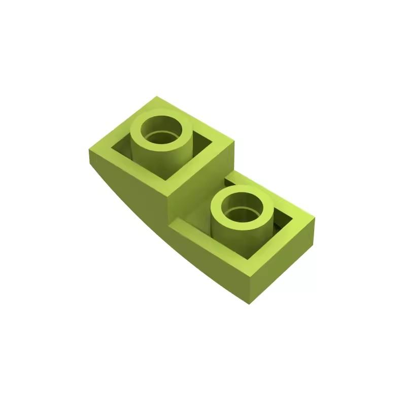 20 шт. Детали для сборки MOC 24201 Скат изогнутый 2 x 1 Перевернутый Строительные блоки DIY Модель Образовательная Высокотехнологичная Запасная Мозговая игрушка