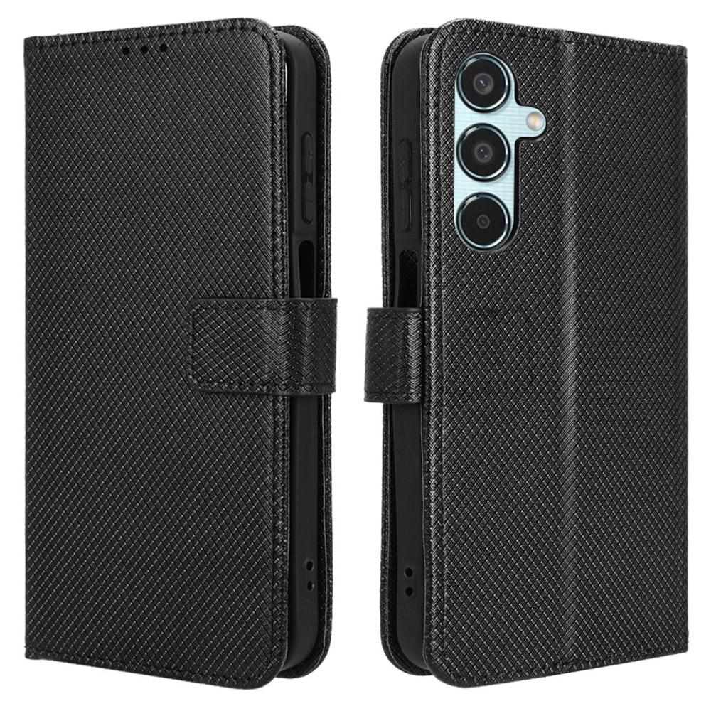 For Samsung Galaxy M35 5G Case Diamond Texture PU Leather Phone Cover