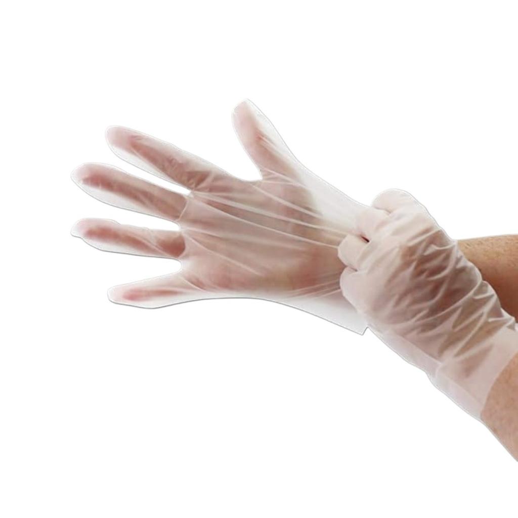 100 PCS Disposable TPE Gloves Food Service