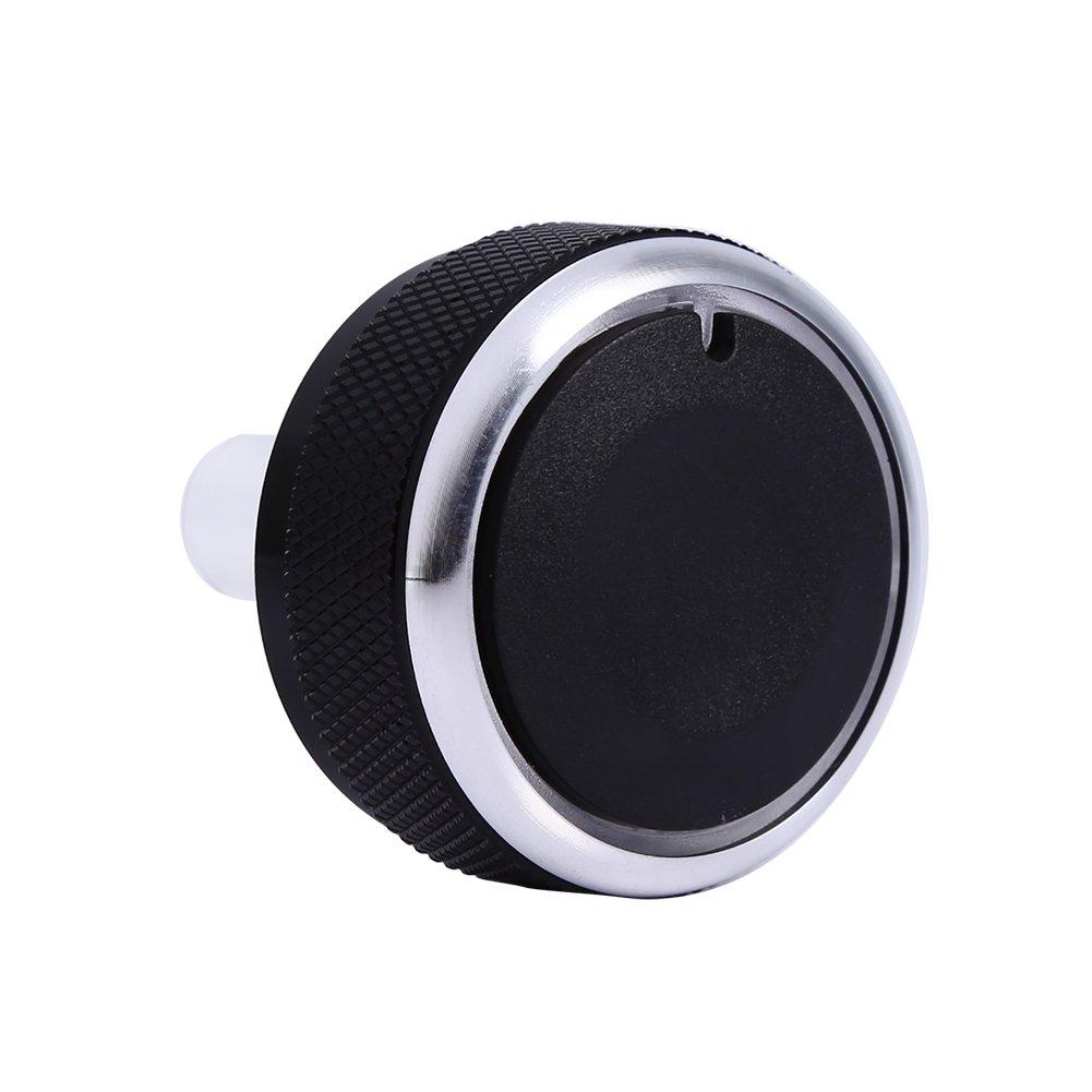 Панель переключателей автомобильного кондиционера, набор из 3 кнопок управления автомобильным кондиционером, замена кнопок автомобильного кондиционера, изготовленная из алюминия, большего размера 4,3x5