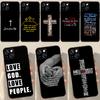 Faith Christian Religious Jesus Case For iPhone 13 12 11 14 15 Pro Max 7 8 Plus X XR XS Max 12 Mini SE 2020 2022 Cover Coque