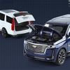 1/24 Cadillac Escalade SUV Alloy Luxy Car Model Diecasts Metal Off-road Vehicles Car Model Simulation Sound and Light Kids Gifts