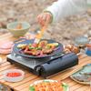 Barbecue Plate Non Stick Heat Resistance Wear-Resistant Smooth Surface Iron Picnic Barbecue Grill Pan Outdoor Supply