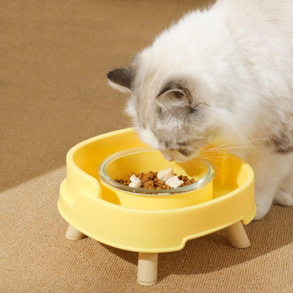 Drinking Water Pet Dog Cat Bowl Protect Cervical Vertebra Cat Food Bowl  for Dogs