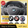 DBTW9 Car Sticker New For BMW 1Pcs 45mm Car Steering Wheel Badge Emblem Sticker For BMW E36 E46 E53 E90 E60 E61 E93 E87 X1 X3 X5 X6 F3