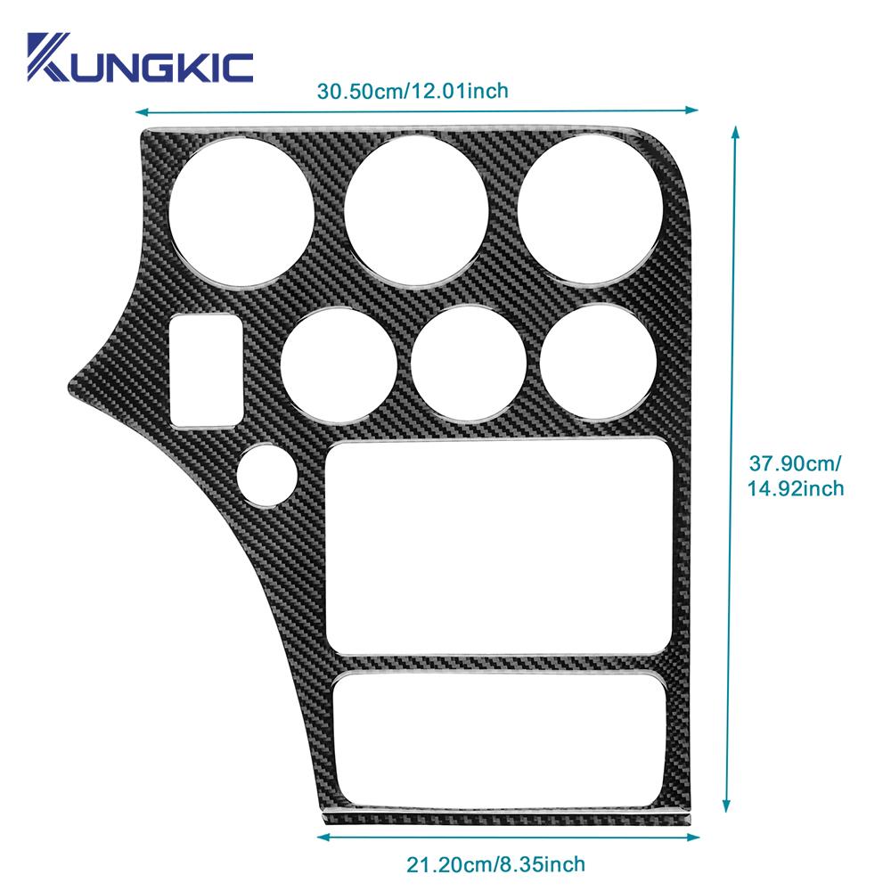 Наклейка из настоящего мягкого углеродного волокна для Alfa Romeo 159 2005-2018 2019 2020 2025 2025 2025 LHD RHD Отделка рамки панели центральной консоли автомобиля