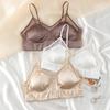 Premium Satin Silk French Bra - Glossy, No Wire, Thin Cup, High-End Mulberry Silk
