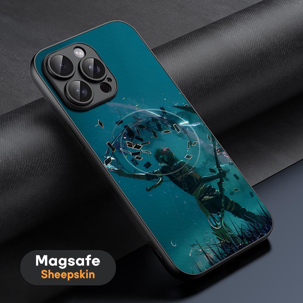 Clair Obscur Expedition 33 горячая игра Чехол для телефона Для iPhone 16 15 14 13 12 11 Plus Pro Max Высококачественный Люксовый Magsafe Овечья кожа