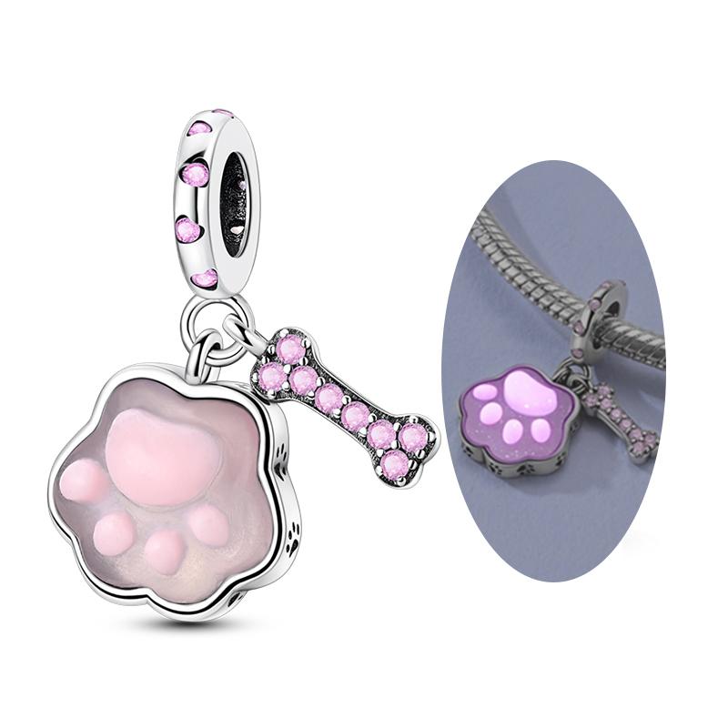 Новые Медные Шармы Бусины Звездное Небо Пуанты Любовь Сердце Форма Подвеска Подходит Оригинальный Браслет DIY Ювелирные Изделия Подарок