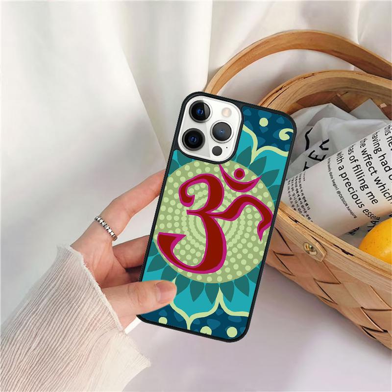 Aum om Намасте Символ Дзен Йога Чехол для телефона Для iPhone 17 Air 16 15 14 11 12 13 Pro MAX Plus coque Чехол Оболочка