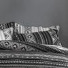 Bohon Paisley Мягкий Комплект Пододеяльников Черно-Белый Принт 3 шт. Полиэстеровые Комплекты Постельного Белья Премиум Наволочка Размеры Queen и King Размеры Постельное Белье