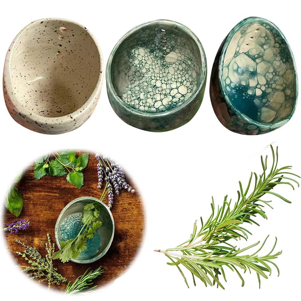 Mini Herb Stripper Bowl Resin Vegetable Leaf Separator Kitchen Gadgets Herbal Peeler Cup Cooking