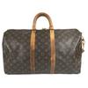 Louis Vuitton M41418 Монограмма KeepallBandouliere 45 Дорожная сумка Сумка-даффл Коричневый