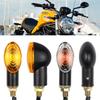 2Pcs Universal Motorcycle Turn Signal Lights Indicator Blinker For Honda Suzuki Kawasaki Yamaha Aprilia Incandescent Lamp