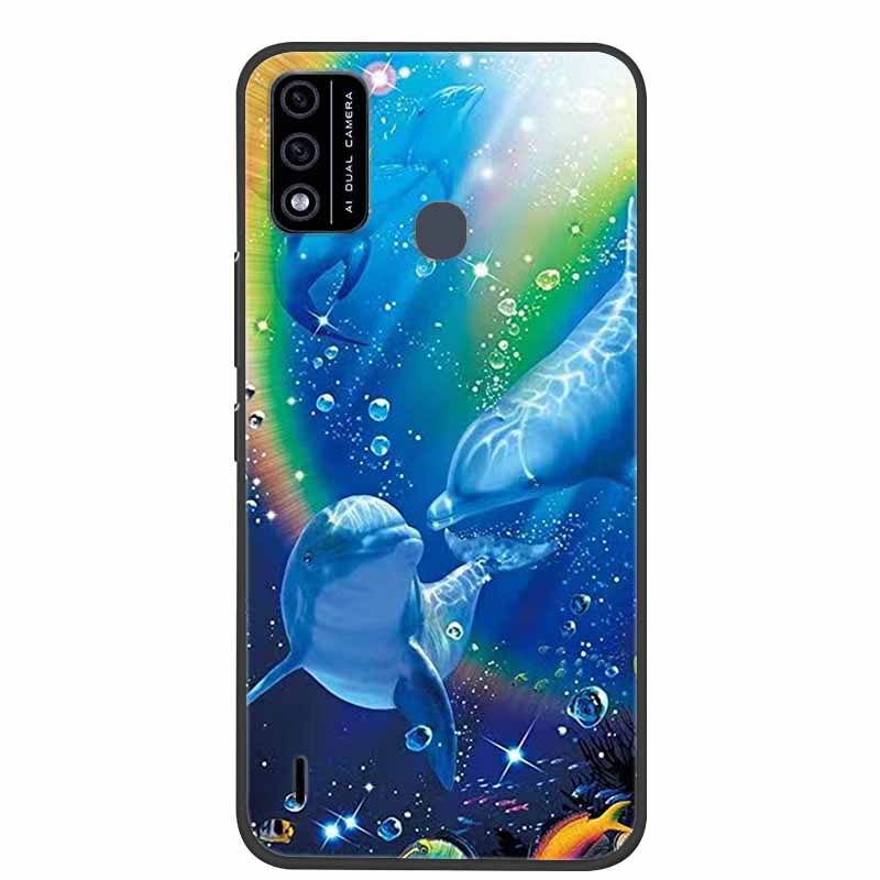 Чехол для Itel A48 Мягкий силикон Крутой мультяшный чехол Для ItelA48 Задняя крышка для ITEL A 48 Чехлы Модный ТПУ Чехол для телефона Новый Чехол