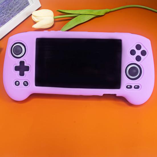 Силиконовый защитный чехол, устойчивый к царапинам, ударопрочный, износостойкий, простой в установке, для игровой консоли, силиконовый