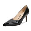 Ladies Stilettos Pointed Toe Pumps Solid Color Work Shoes 7.5cm Heel WZ