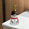 Бутылка с дозатором Дизайн Олень Санта Клаус Снеговик Контейнер для мыла Впитывающий воду Нескользящее дно Бутылка для геля для душа