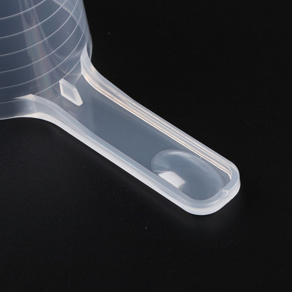 5pcs/set Transparent Flat-bottomed Spoon Plastic Measuring Spoon  Home Kitchen Baking Accessories