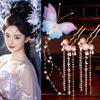 1 Set Classical Ancient Hair Stick Chinese Style Flower Hair Comb Cheongsam Accessories