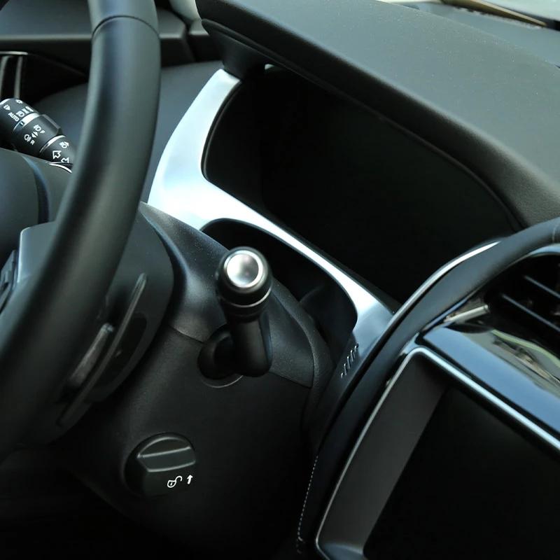 ABS приборная панель автомобиля украшает рамку, накладка подходит для Jaguar F-Pace f Pace X761 2016, авто интерьер