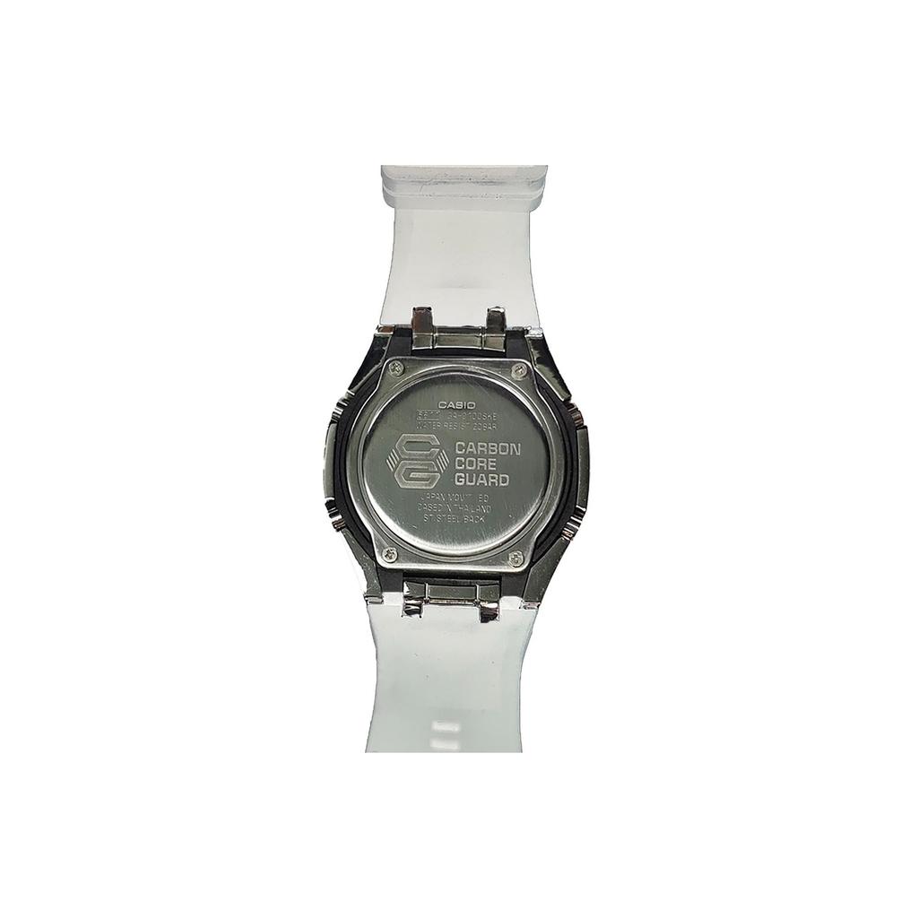 CASIO Men Liquid Crystal,Analog Dual Display Series 44mm Blue Watch GA-2100SKE-7A(Watch3--)