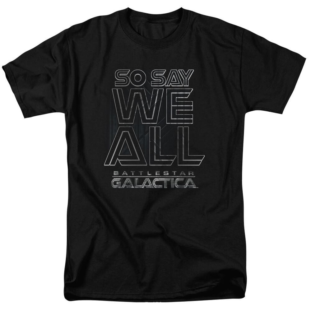Battlestar Galactica Together Now T Shirt Licensed Sci-Fi TV Show Tee New Black
