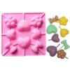 3D Handmade Molds Lollipop Pop Heart Mold Silicone Cake Cookie Chocolate Mould Baking Tools Tray Stick Molds Accessories Supply