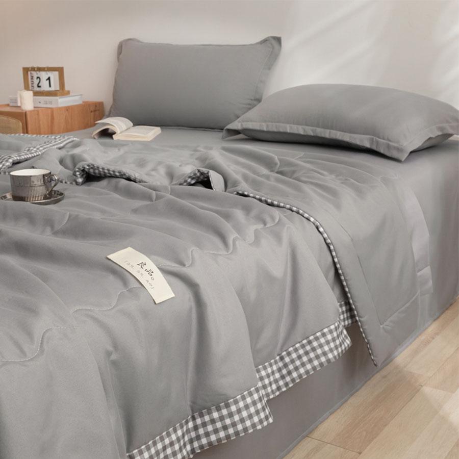 Летнее хлопковое одеяло с кондиционером, стираемое в машине одеяло с двойным охлаждением, двухстороннее очень большое одеяло