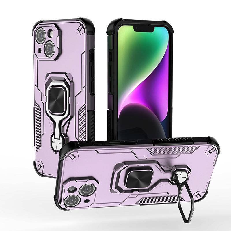 KEYSION Противоударный чехол для iPhone 15 Pro Max Мягкий силиконовый + PC вертикальный чехол-подставка для телефона на заднюю панель для iPhone 15 15 Plus