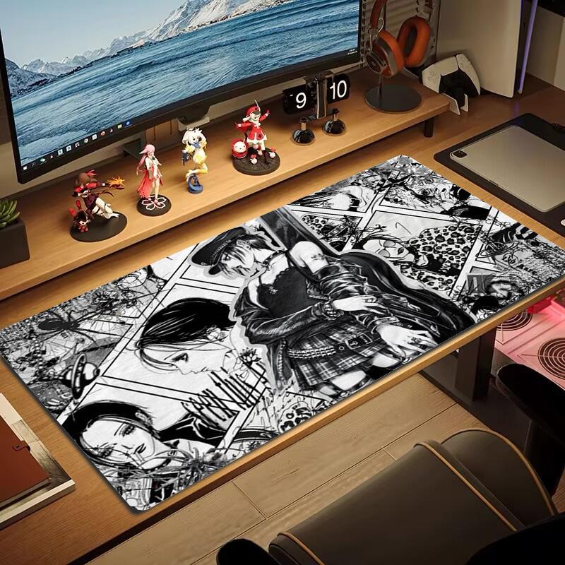 nana Color Mouse Pad Large Gaming Table Cushion Non-slip Laptop Tablet Big Mousepad XXL Mat Mini PC Playmat With Lock edge