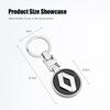 2026 Hot For Renault Hub Caps For Renault RS Clio Megane 2 3 4 Captur Trafic Scenic 2 Kadjar Koleos Zoe Car Emblem Keychain Auto