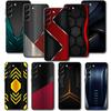 Phone Case For Samsung Galaxy S23 S22 S21 S20 Fe Ultra S10 S9 S8 Plus Note 20ultra 10plus Cover Carbon Fibre Sports Car