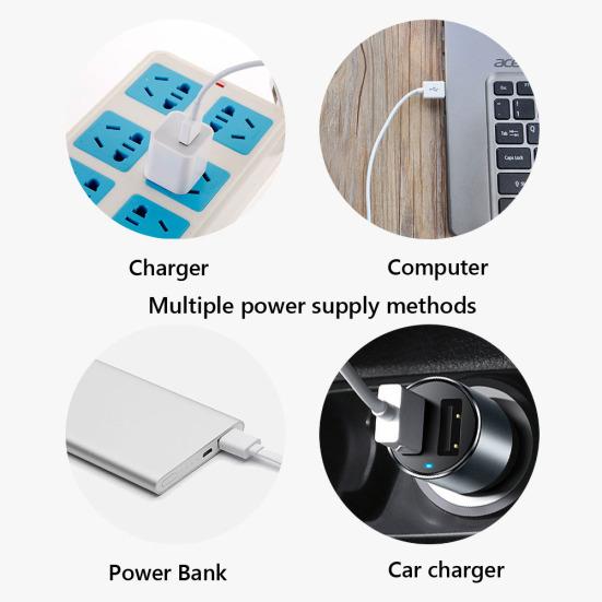 3-скоростной настольный регулируемый мини-портативный бесшумный USB-вентилятор охлаждения для домашнего офиса