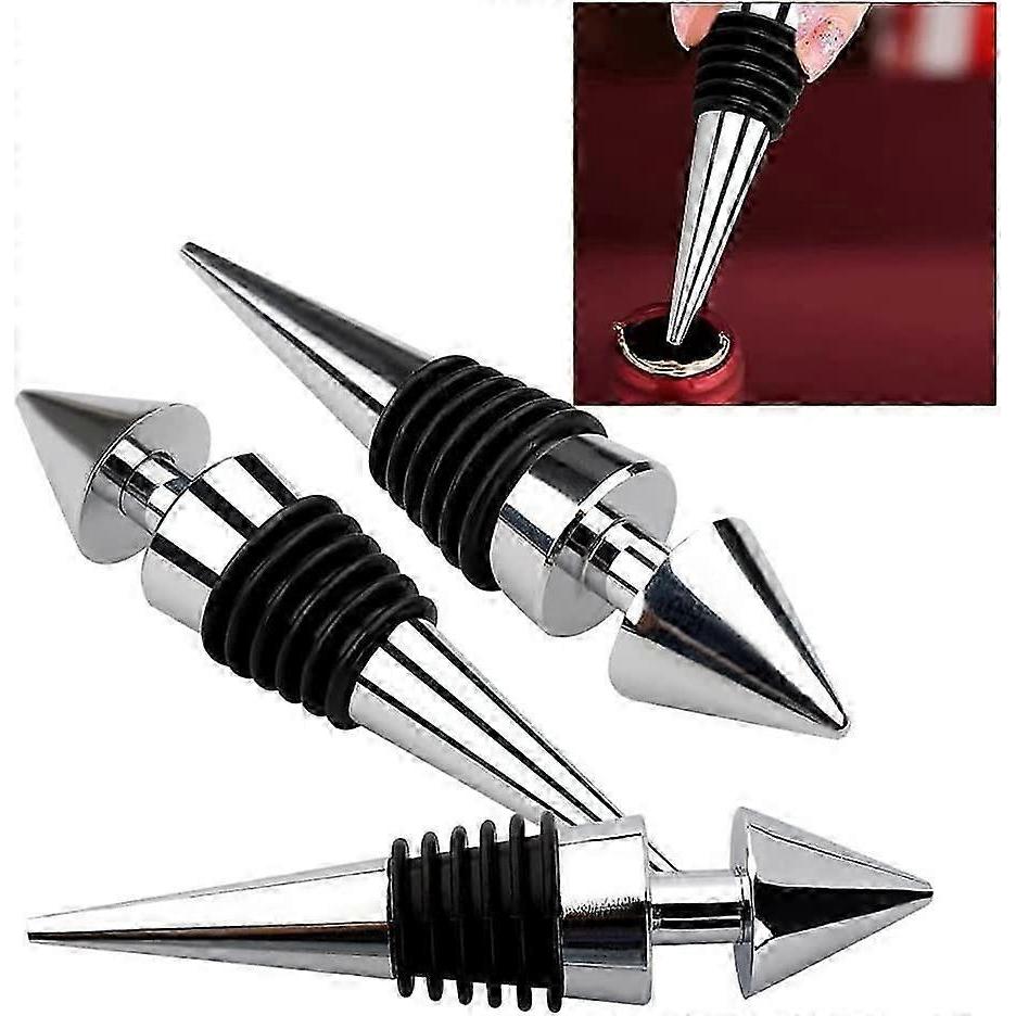 3 PCS Bottle Stopper for Wine Champagne Beer Collection
