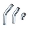 45 Degree Shower Arm Pipe Connectors for Handheld Shower Head Stainless Steel Elbow Adapter with Polished Chromes