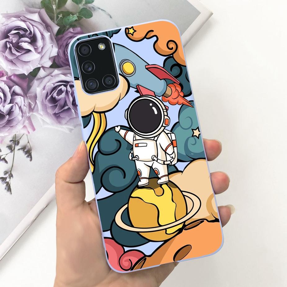 For Samsung Galaxy A51 A71 Case A515F A715F Cute Fashion Cartoon Painted Phone Case For Samsung A51 A 31 41 71 Soft Cover Bumper