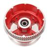 Electric Scooter Rear Wheel Hub 30mm Aluminum Alloy 8 Inch Electric Scooter Rear Wheel Hub Repair Parts for Replacement Red