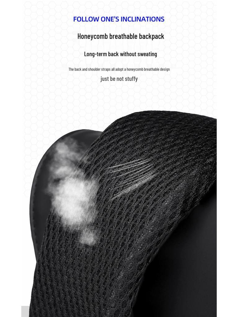 Мужской дорожный рюкзак для ноутбука большой вместимости: Повседневная мода для студентов и тех, кто ездит на работу