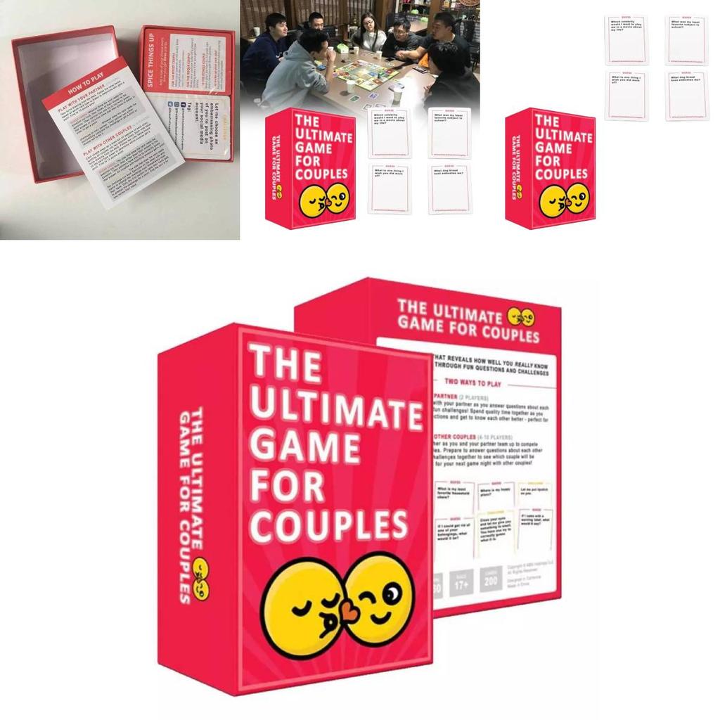 Идеальная игра для пар Развлекательная романтическая игра для свиданий Карточная игра для совместных занятий