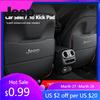For Jeep Leather Car Anti-Kick Mats Auto Seat Back Protector Cover For Jeep Grand Cherokee Wrangler JK Gladiator Compass Rene