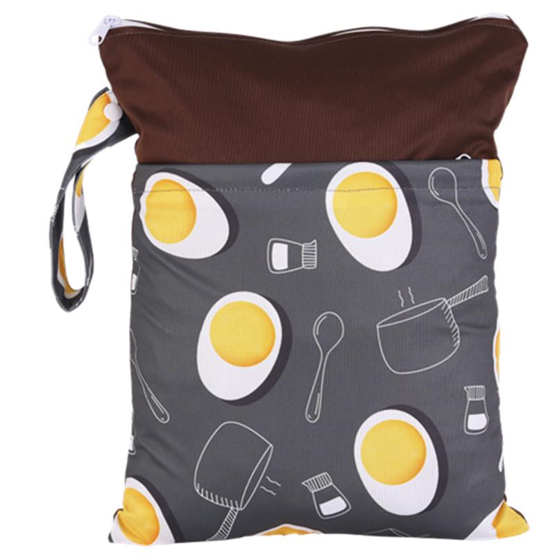 Водонепроницаемые многоразовые тканевые подгузники для мокрой сумки, складные сумки для хранения малышей