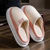 New Cotton Slippers Autumn and Winter Indoor Thick Bottom Warm Household Fleece Bag and Wool Slippers