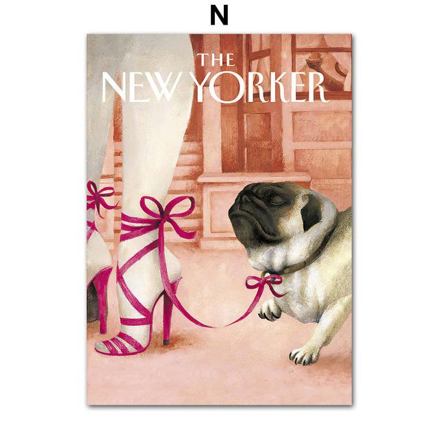 Рождество Санта-Клаус конфеты винтажная обложка журнала настенное искусство холст картины постеры и принты настенные картины для декора спальни без рамки