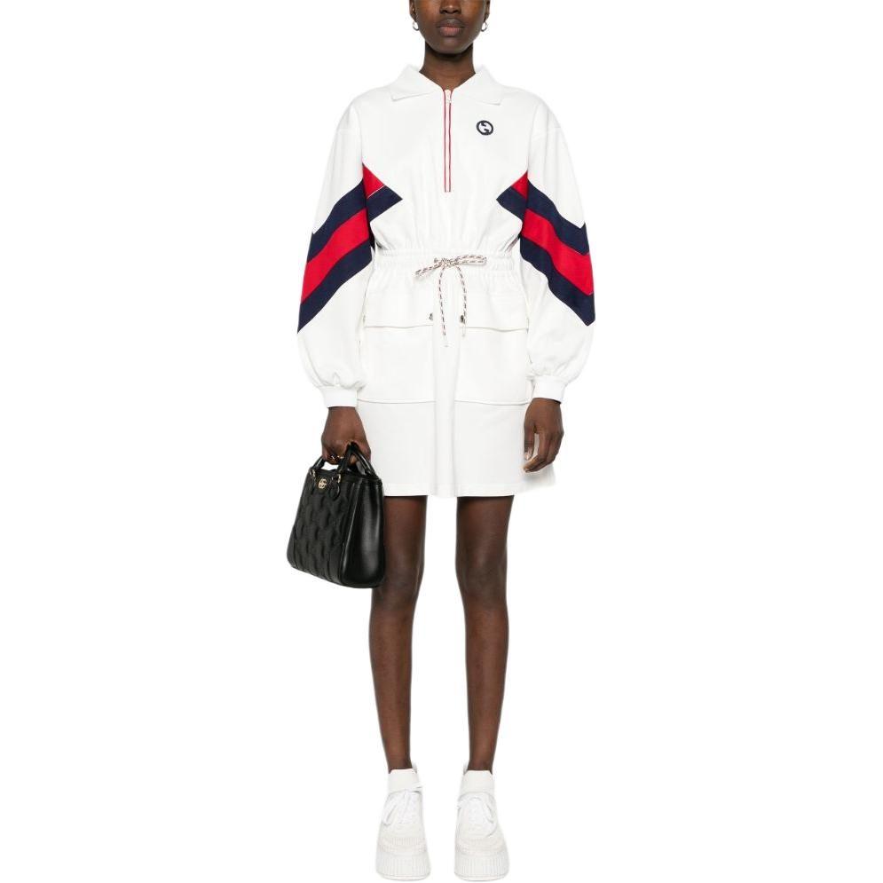 Gucci Платье-поло из технического джерси 747010XJFUZ9088