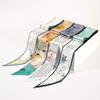 6*125CM Long Luxury Design 100% Silk Scarf Women Sweet Hair Tie Skinny Bag Scarves Neckerchief